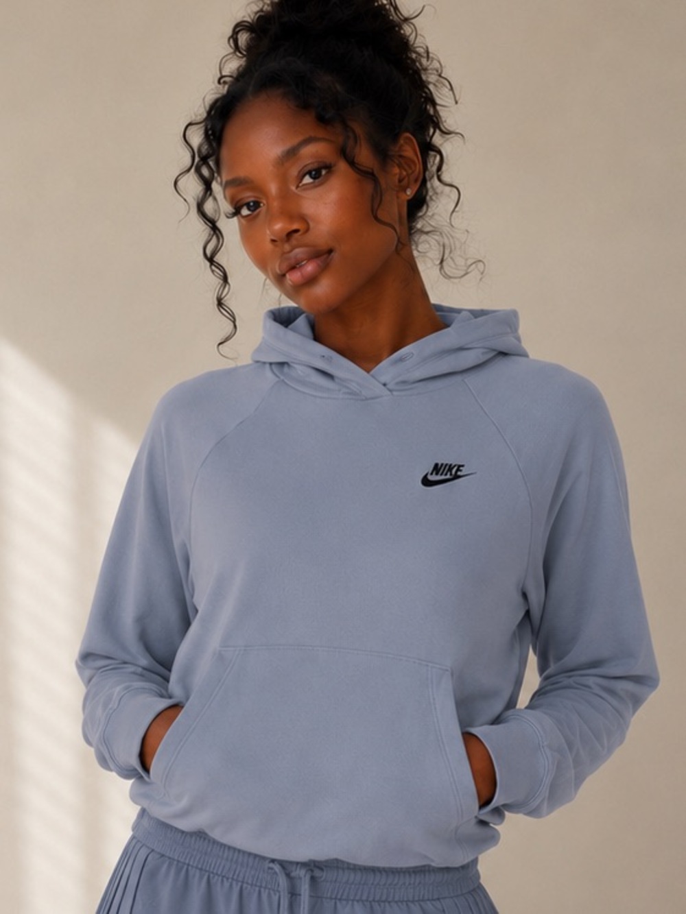 Nike Women's Dusty Blue Pullover Hoodie